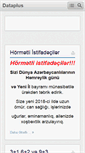 Mobile Screenshot of dataplus.az